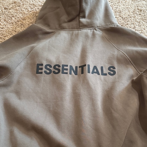 Essentials Brown Hoodie - Picture 3 of 3